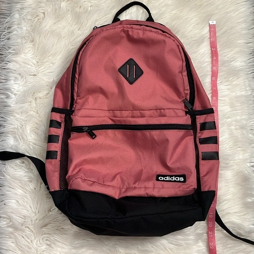 Adidas backpack book bag mauve rose pink - Picture 7 of 8